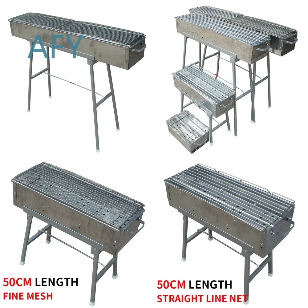Camping Cooking Set Compact - Przenośny składany grill na węgiel drzewny