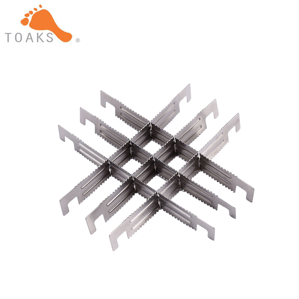 Camping Cooking Burner - 2/4/6 sztuk TOAKS odkryty tytanu piec