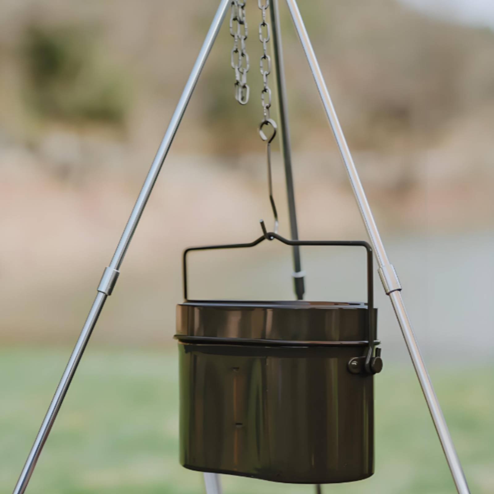 Camping Cooking Kit Box - Niemiecki Zestaw Kempingowy Wielofunkcyjny 3-częściowy Zestaw