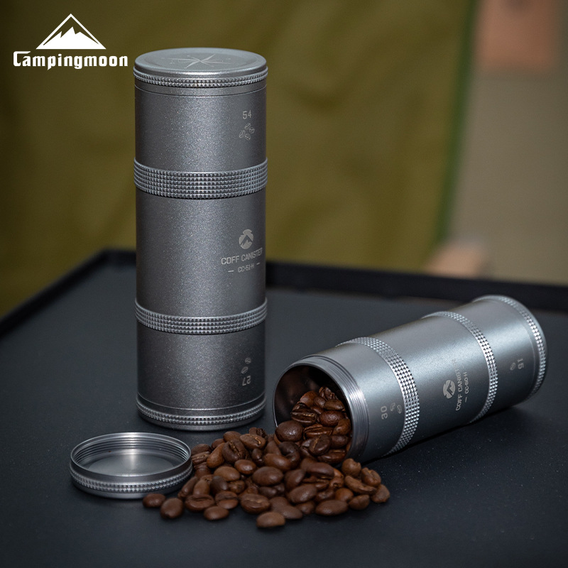 Camping Cooking Burner - CAMPINGMOON 1szt Ziarna kawy Puszka podróżna