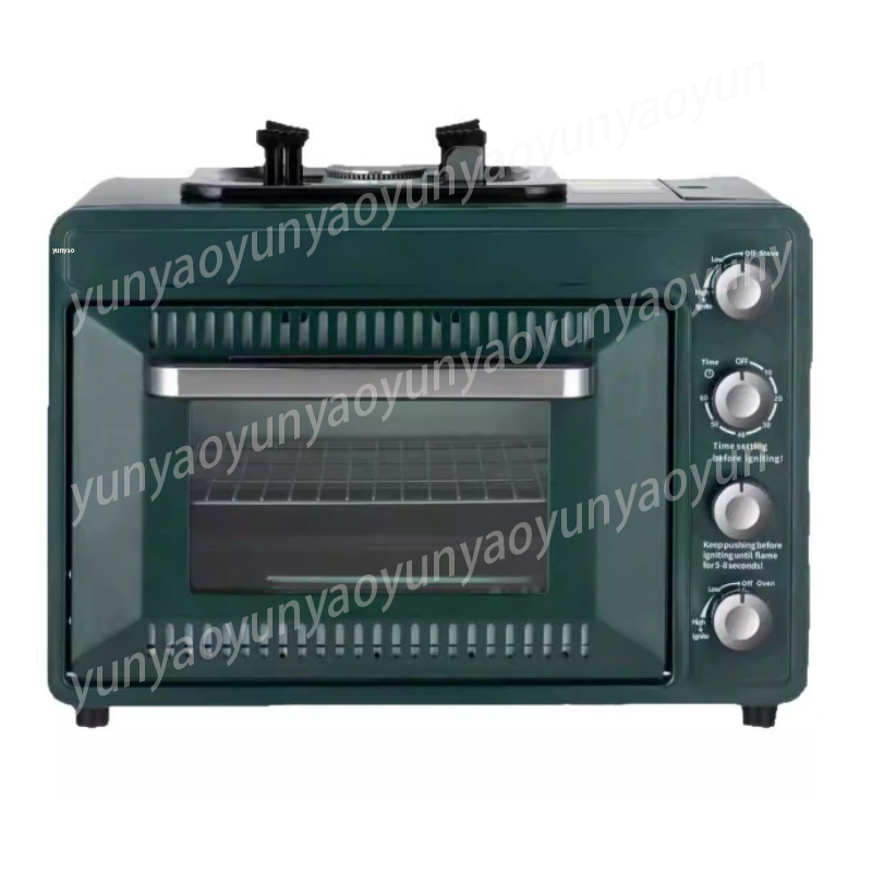 Camping Cooking Ovens - Dwupoziomowy przenośny piec kempingowy, wielofunkcyjny grill