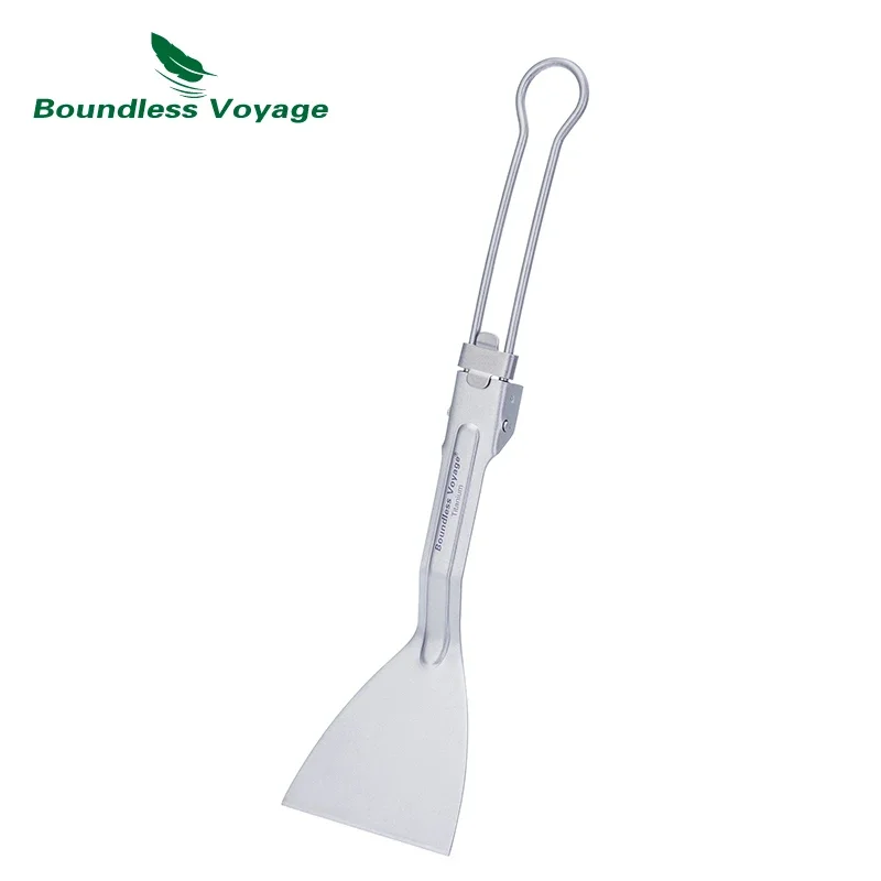 Camping Cooking Hardware - Łopatka Tytanowa Boundless Voyage z Składanym