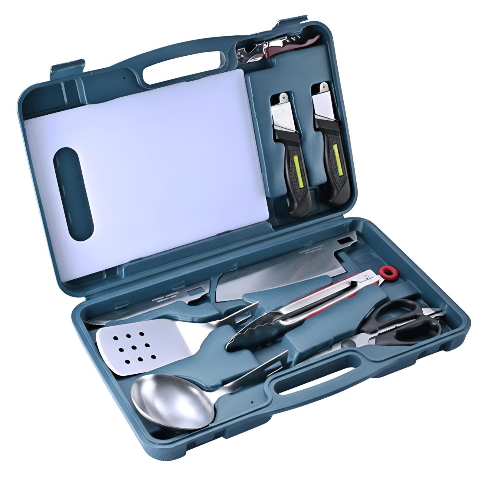 Camping Cooking Kit Box - Zestaw sztućców do spożywania posiłków na