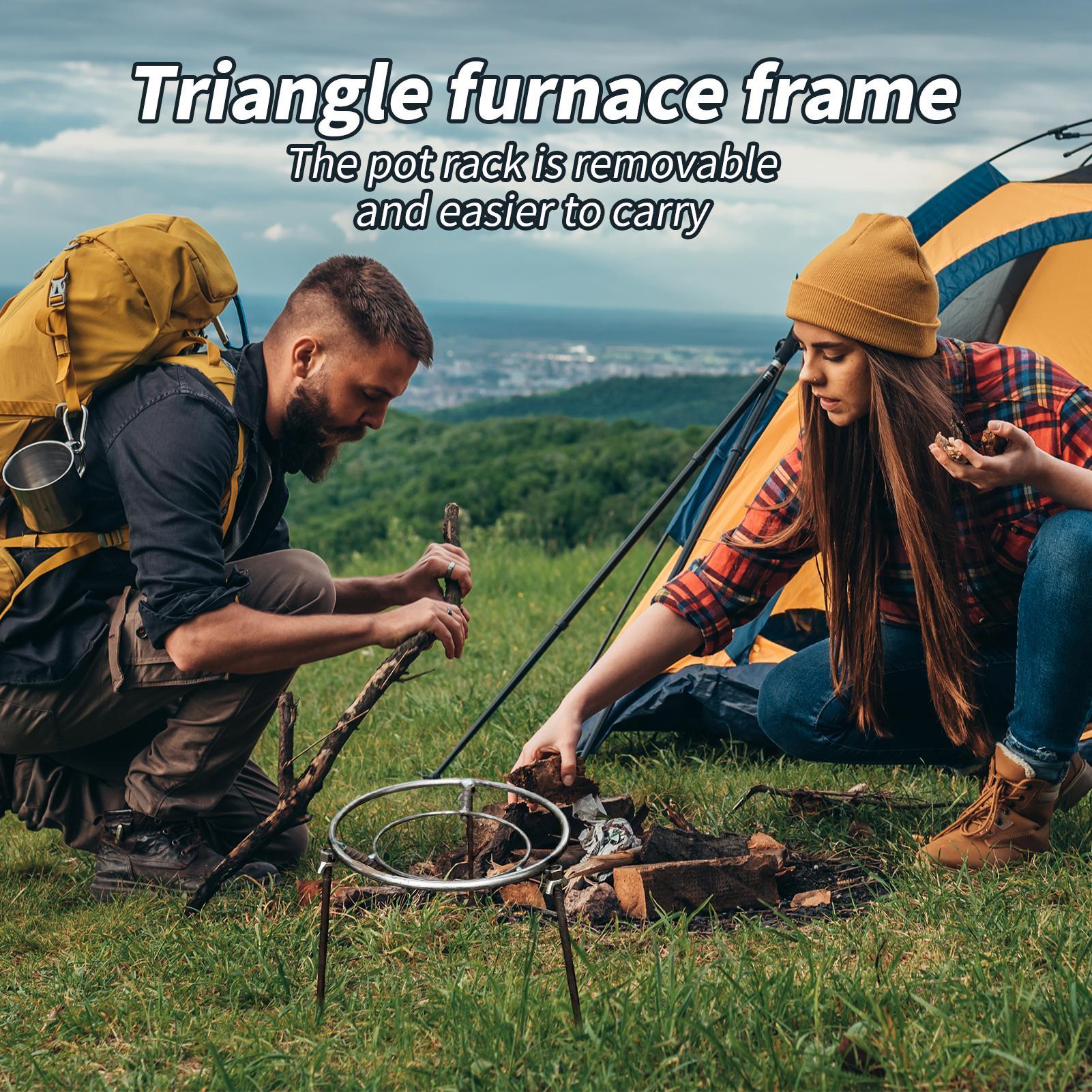 Camping Cooking Ovens - Statyw Kempingowy do Gotowania Trójkątny Stojak