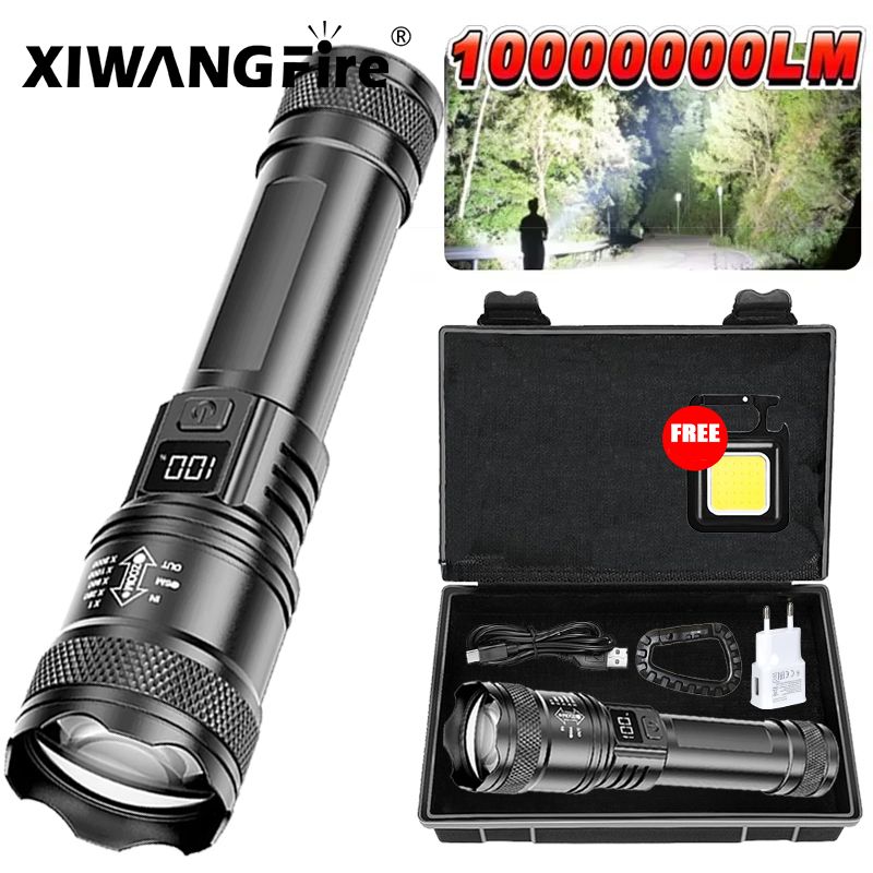 Camping Cooking Fish - Ultra Jasna Latarka LED 2000LM Typ-C