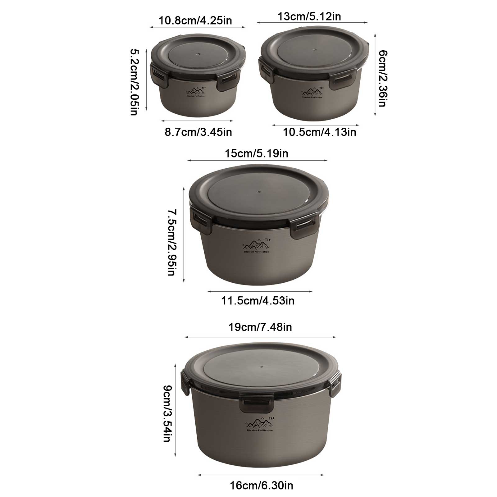 Camping Cooking Kit Box - Zestaw naczyń kempingowych do backpackingu i