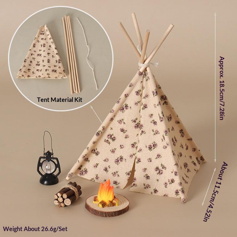 Camping Cooking Kit Box - 1 Zestaw 1/12 Domek dla Lalek