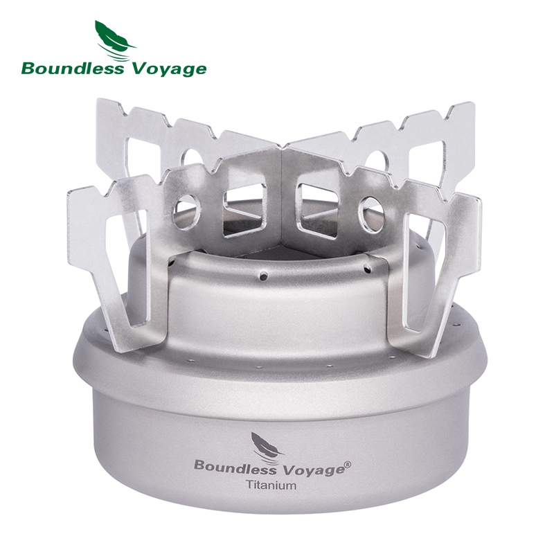 Camping Cooking Burner - Bezgraniczna podróż Tytanowy palnik spirytusowy Mini