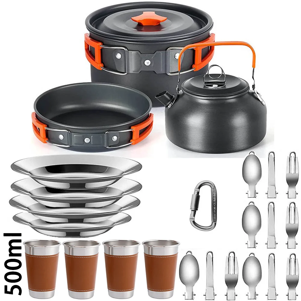 Zestaw do gotowania na kemping – Nesting Camping Cooking Set recenzja i cena