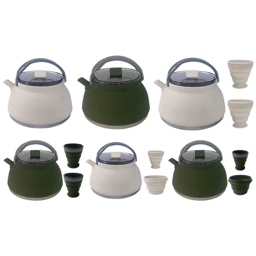 Składany silikonowy czajnik tu – Camping Cooking Kettle recenzja i cena