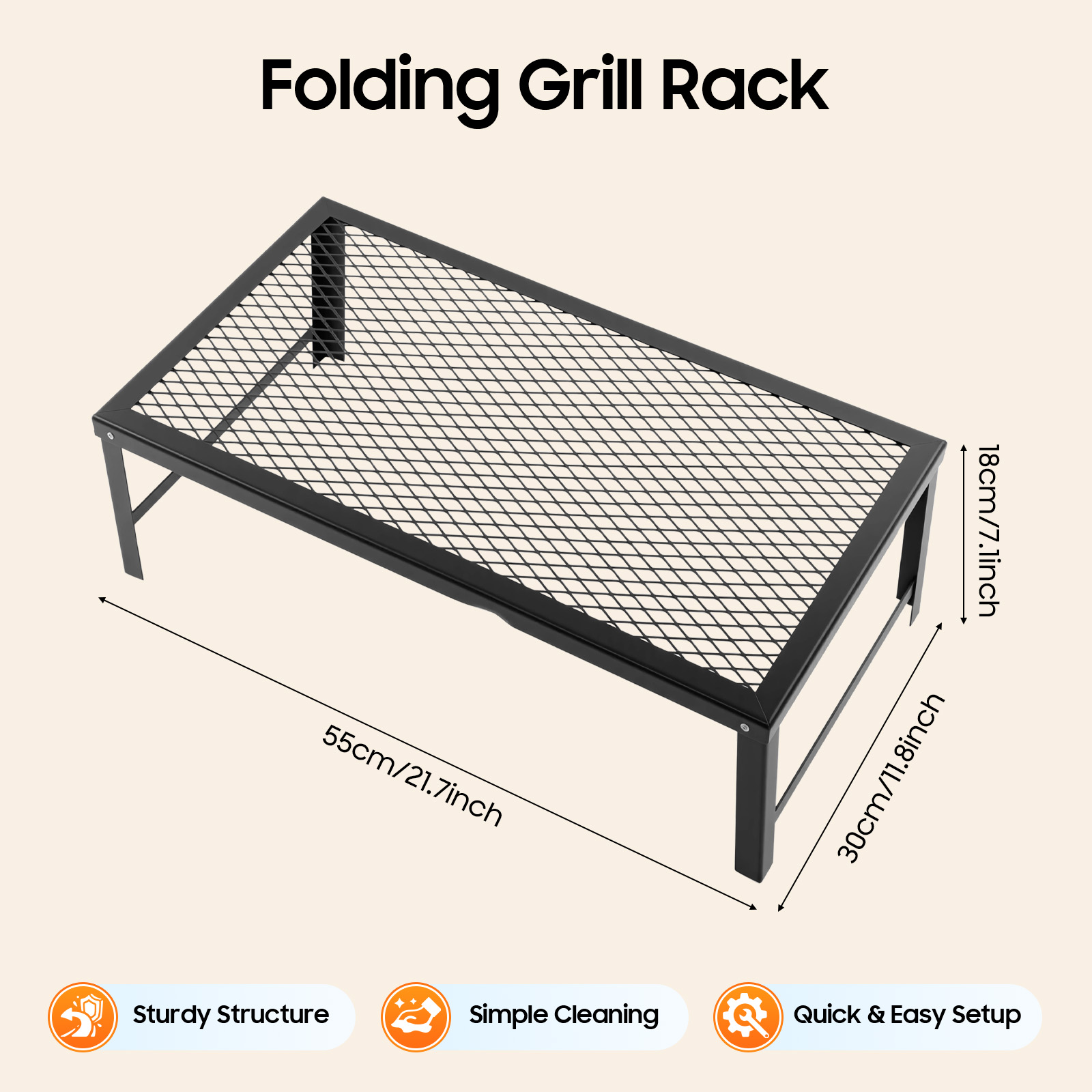 Grill na ognisko, zestaw do gr – Camping Cooking Set Compact recenzja i cena