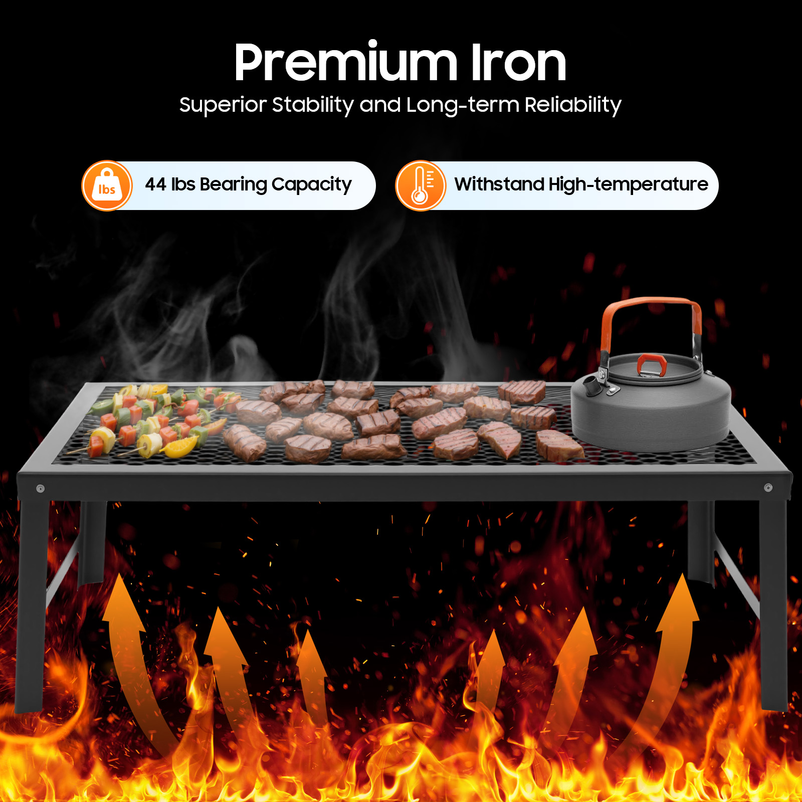 Grill na ognisko, zestaw do gr – Camping Cooking Set Compact recenzja i cena