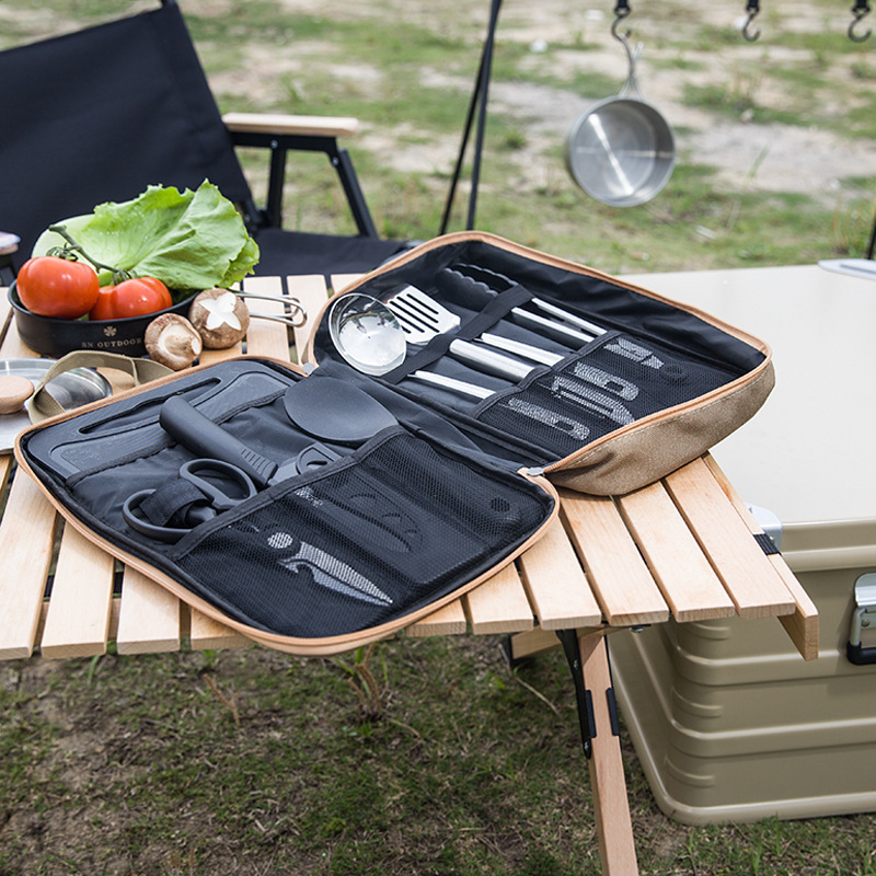 8-częściowy zestaw naczyń kuch – Camping Cooking Kits recenzja i cena