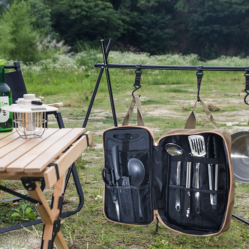 8-częściowy zestaw naczyń kuch – Camping Cooking Kits recenzja i cena