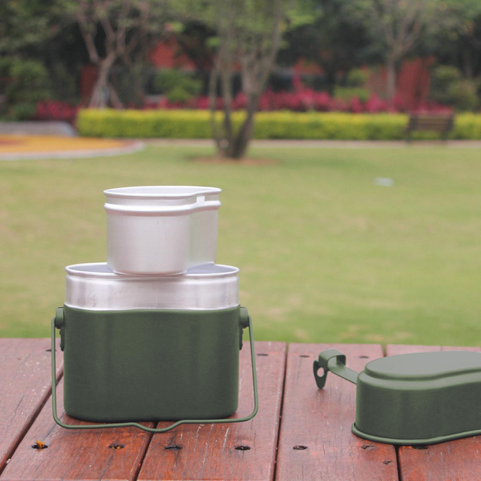 3-częściowy zestaw aluminiowyc – Camping Cooking Kit Box recenzja i cena