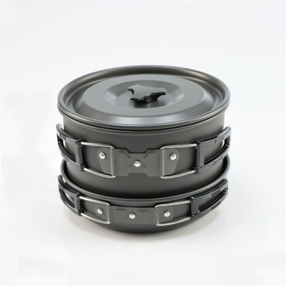 Lekki aluminiowy zestaw do got – Nesting Camping Cooking Set recenzja i cena