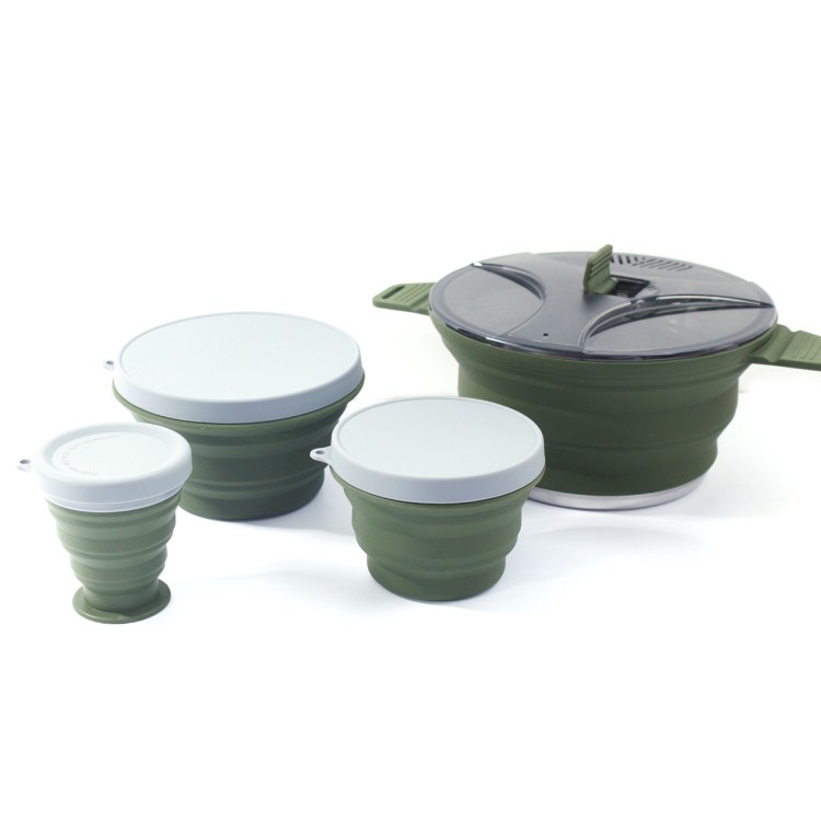 Zestaw składanych garnków Prze – Camping Cooking Set Compact recenzja i cena