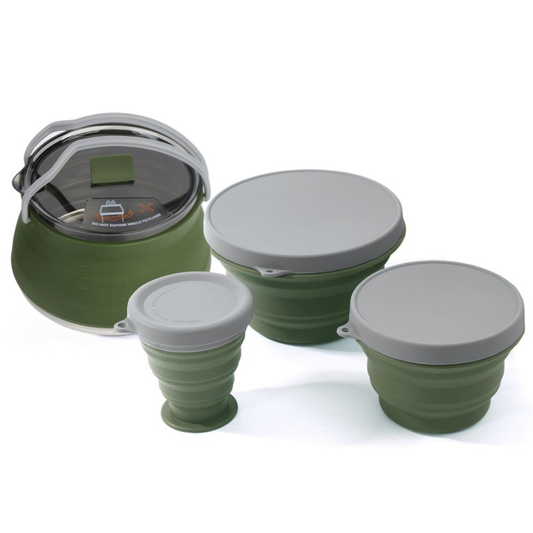 Zestaw składanych garnków Prze – Camping Cooking Set Compact recenzja i cena