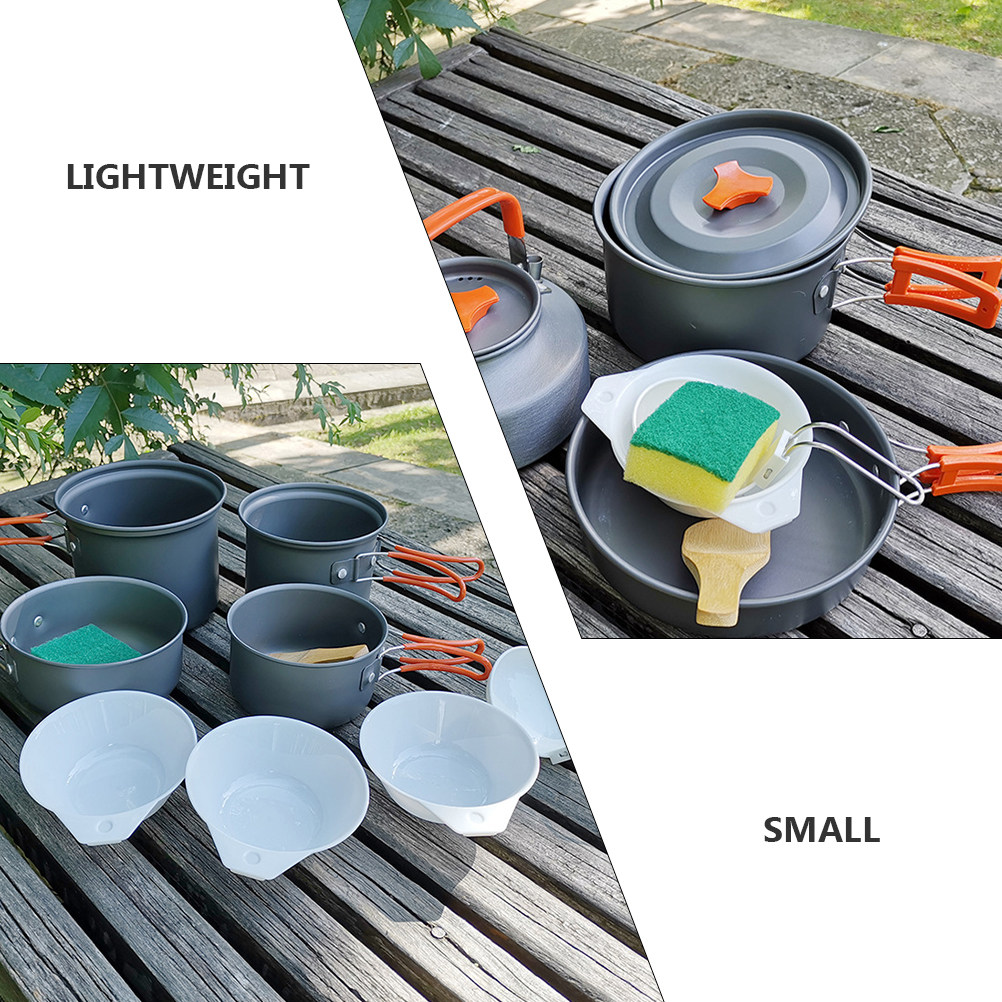 7-częściowy kompaktowy zestaw  – Camping Cooking Set Compact recenzja i cena