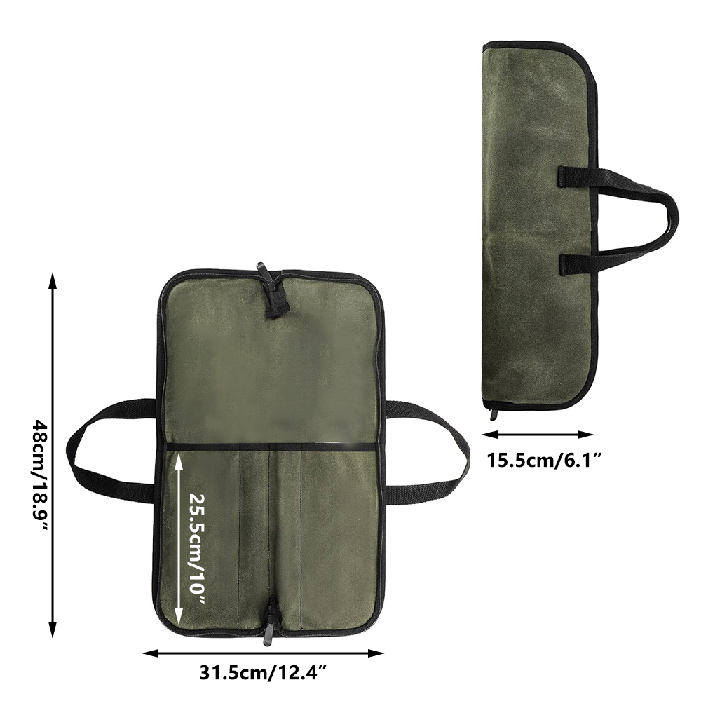 Torba na noże z woskowanego pł – Camping Cooking Roll recenzja i cena