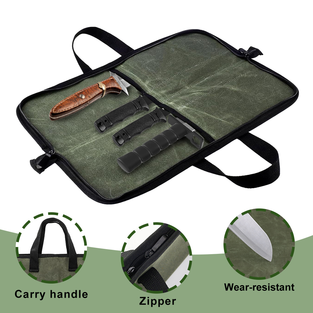 Torba na noże z woskowanego pł – Camping Cooking Roll recenzja i cena