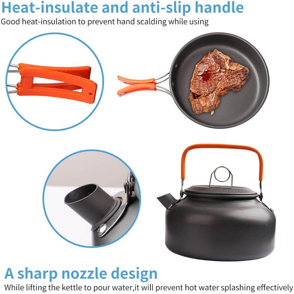 Zestaw do gotowania na kemping – Nesting Camping Cooking Set recenzja i cena