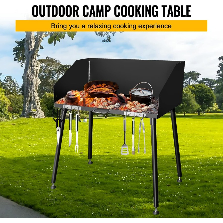 Stół kempingowy z żeliwa stalo – Camping Cooking Ovens recenzja i cena