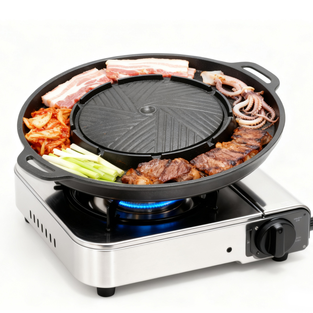 KOSUN Koreańska Patelnia do Gr – Camping Cooking Meat recenzja i cena
