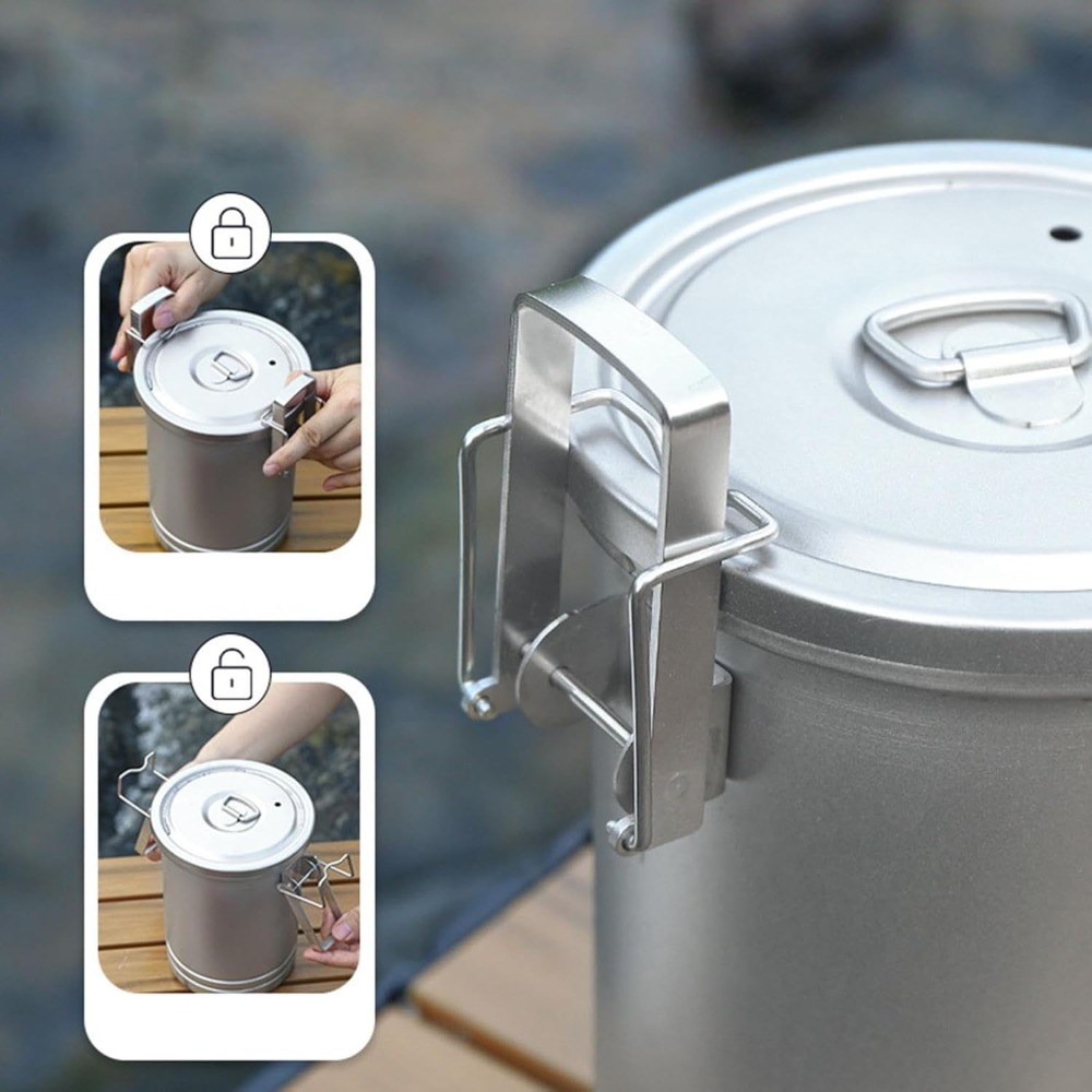 Zestaw garnków kempingowych z  – Nesting Camping Cooking Set recenzja i cena