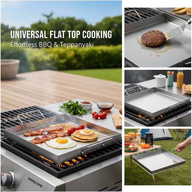 Uniwersalna płaska płyta grill – Camping Cooking Meat recenzja i cena