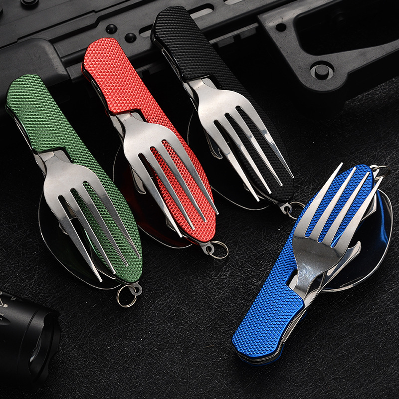 Zestaw składanych przyborów ke – Camping Cooking And Cutlery Set recenzja i cena