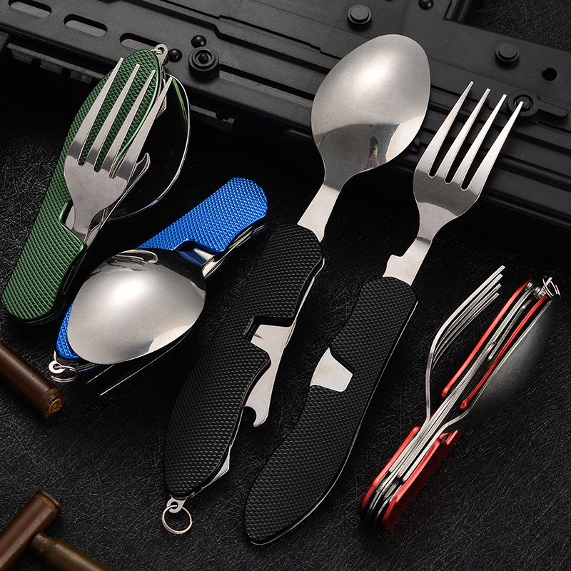 Zestaw składanych przyborów ke – Camping Cooking And Cutlery Set recenzja i cena