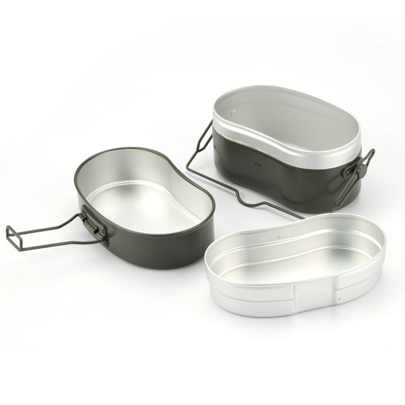 Aluminiowy Lunch Box Naczynia  – Camping Cooking Kit Box recenzja i cena
