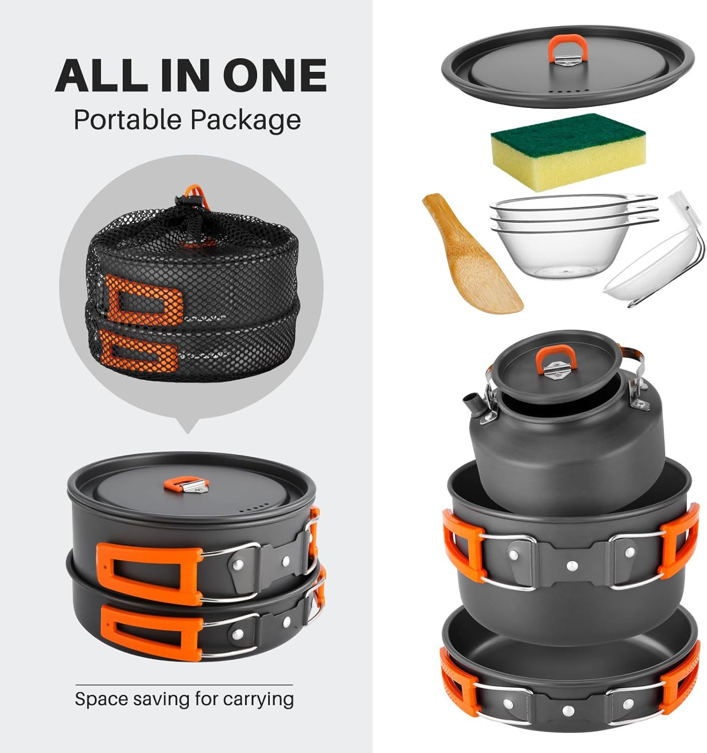 Zestaw naczyń kempingowych: ga – Camping Cooking Kettle recenzja i cena
