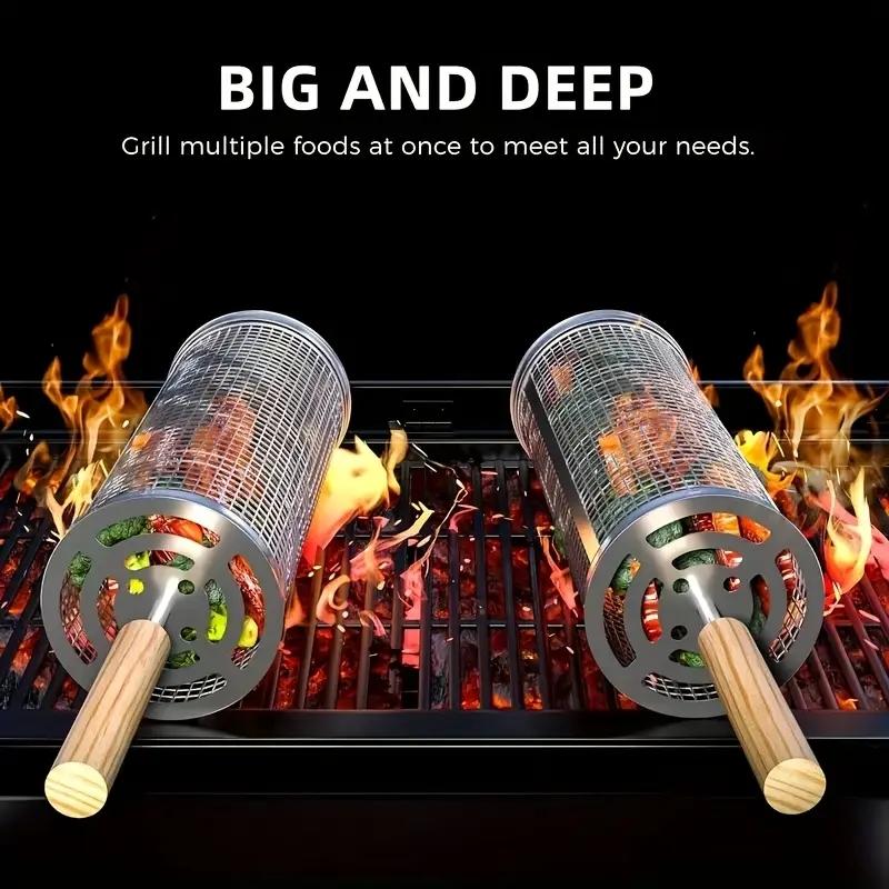 Kosz do grillowania ze stali n – Camping Cooking Meat recenzja i cena