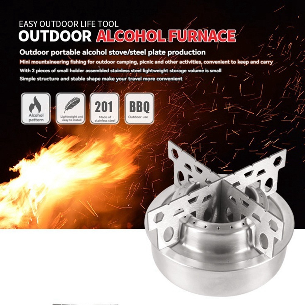 Przenośna mini kuchenka na alk – Camping Cooking Burner recenzja i cena