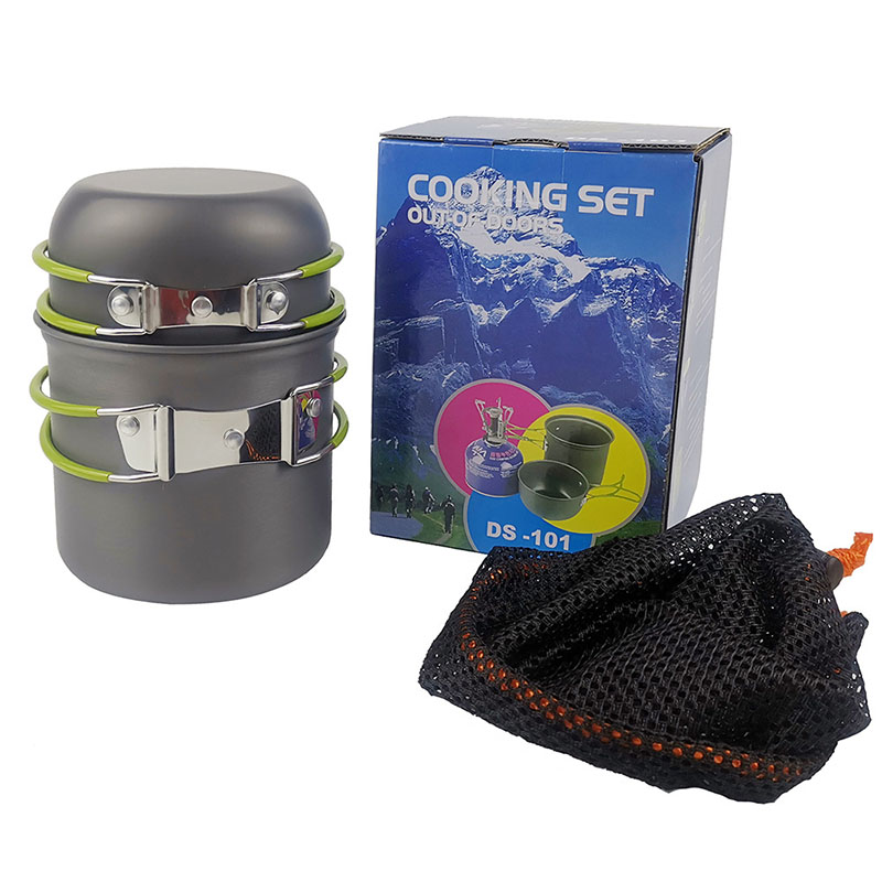 Zestaw naczyń kempingowych z k – Camping Cooking Kit Box recenzja i cena