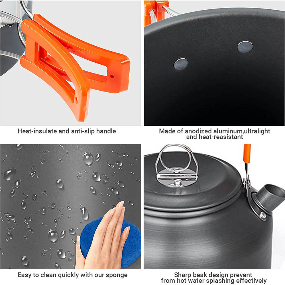 1 sztuk/1 zestaw zestaw naczyń – Camping Cooking Hardware recenzja i cena