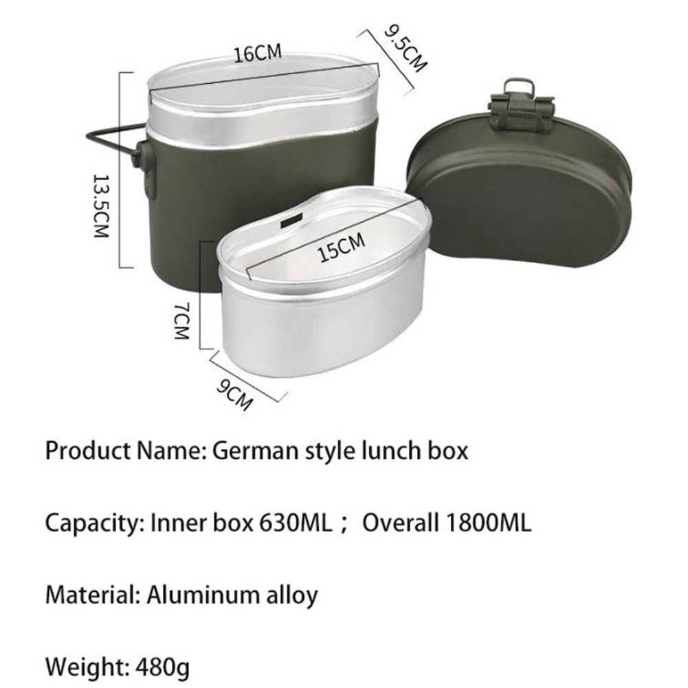 3-częściowy aluminiowy zestaw  – Camping Cooking Set Compact recenzja i cena
