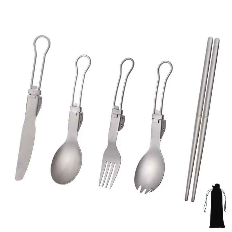 Zestaw składanych przyborów ku – Camping Cooking And Cutlery Set recenzja i cena