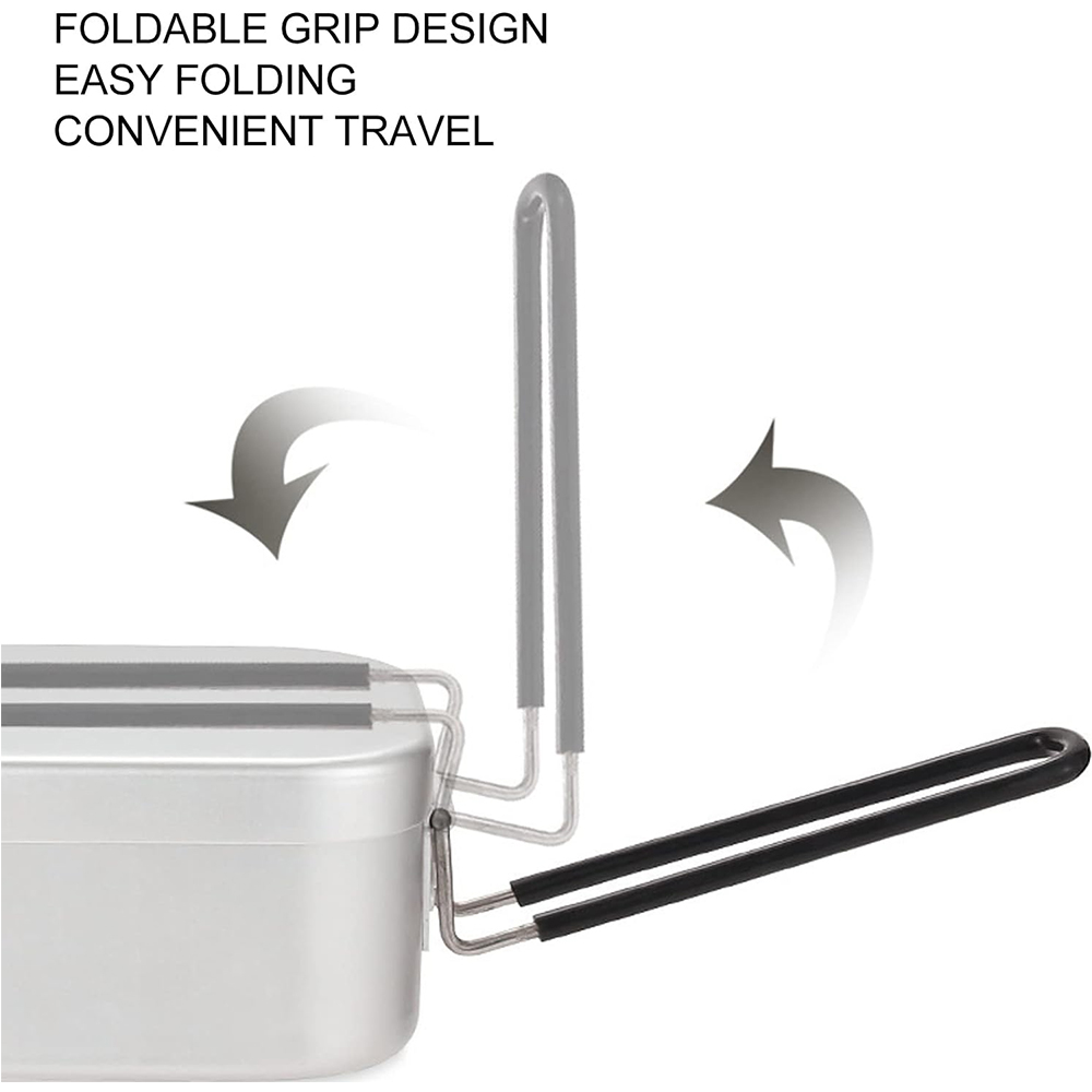 800ML Aluminiowe pudełka na lu – Camping Cooking Kit Box recenzja i cena