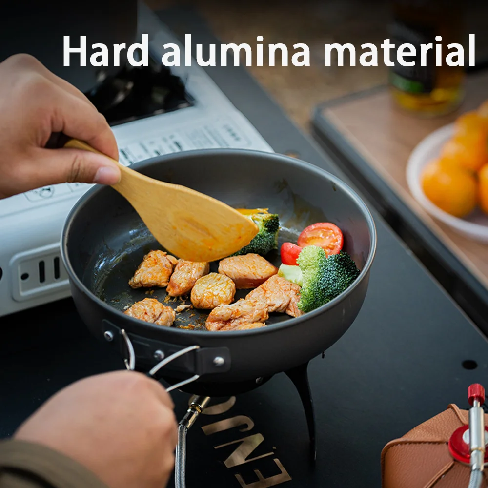 Duży, pojemny, nieprzywierając – Nesting Camping Cooking Set recenzja i cena