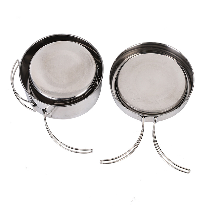 4-częściowy zestaw naczyń kemp – Nesting Camping Cooking Set recenzja i cena