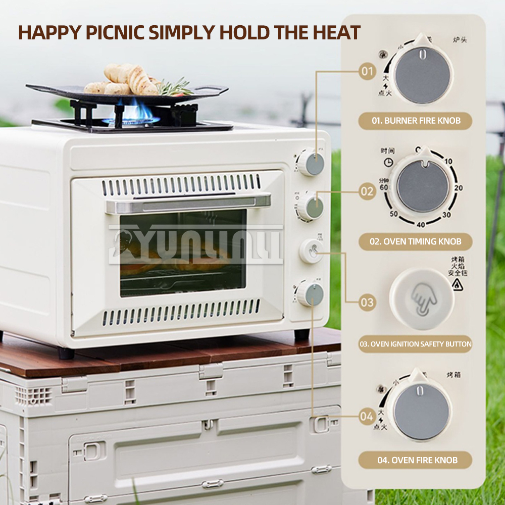 Przenośny grill gazowy do goto – Camping Cooking Ovens recenzja i cena