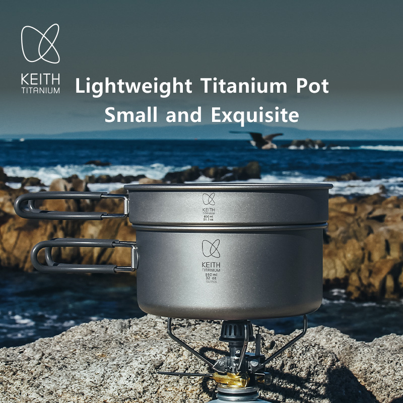 Keith Zestaw tytanowych garnkó – Nesting Camping Cooking Set recenzja i cena