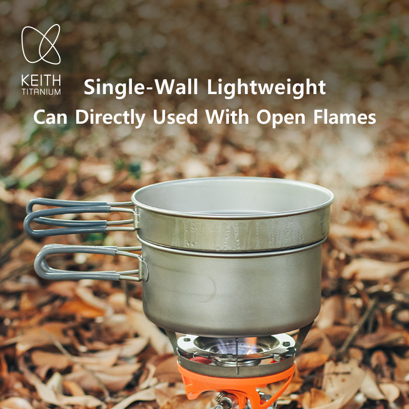 Keith Zestaw tytanowych garnkó – Nesting Camping Cooking Set recenzja i cena
