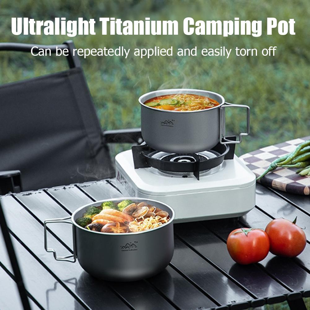 Ultralekkie tytanowe naczynia  – Camping Cooking Hardware recenzja i cena