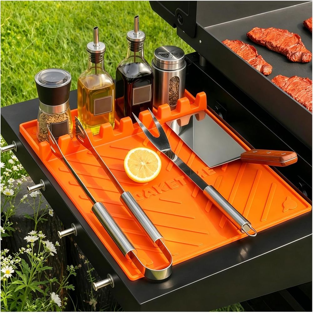 Silikonowe maty do grilla lub  – Camping Cooking Griddle recenzja i cena