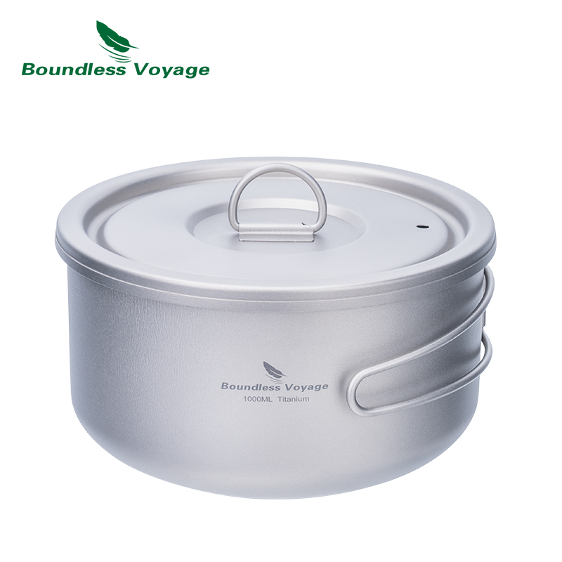Boundless Voyage Tytanowy garn – Camping Cooking Kits recenzja i cena