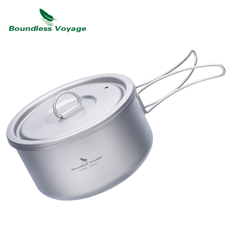 Boundless Voyage Tytanowy garn – Camping Cooking Kits recenzja i cena